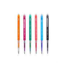 Andstal 0.38mm Six Colors Erasable Bullet Gel ink Pen Retractable  For Officeal School Supplies